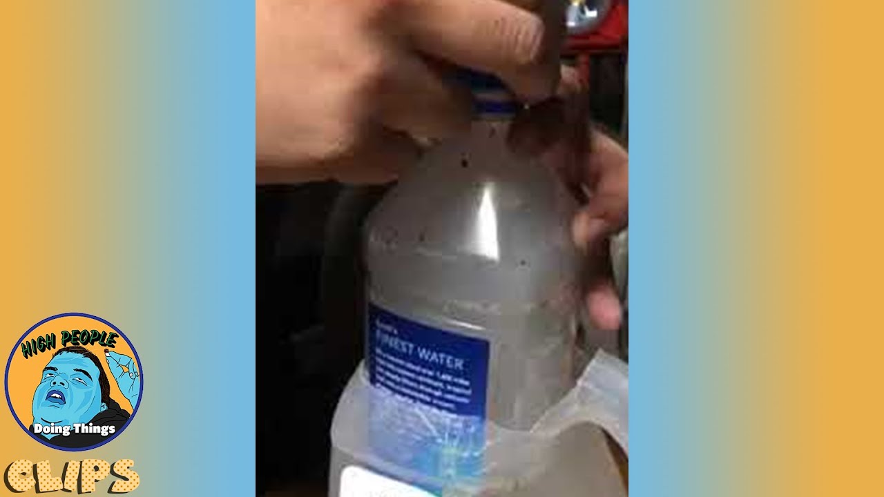 Fancy Bong Concoction Made From 3 Bottles | High People Doing Things Clips