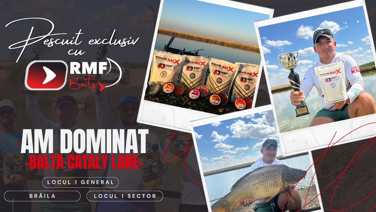 Debut excelent pe Cataly Lake. Locul 1 cu 100 kg la prima participare pe acest lac!