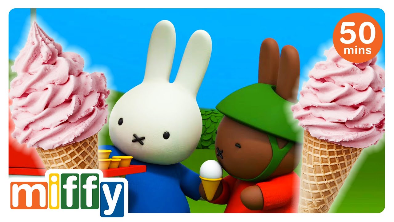 Miffy has Ice Cream! | Miffy | Cartoons for kids