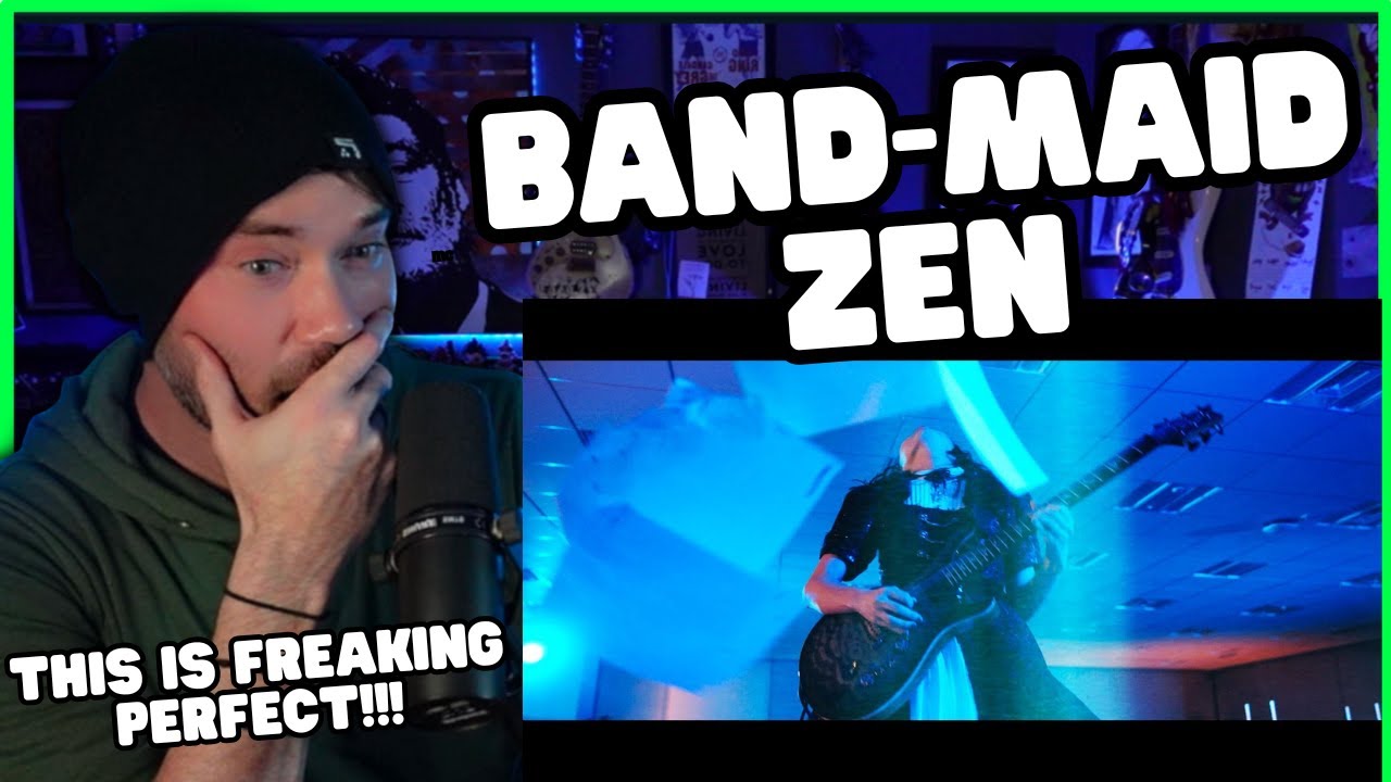 Metal Vocalist Reacts - BAND-MAID / Zen (Official Music Video)　MAPPA Anime 