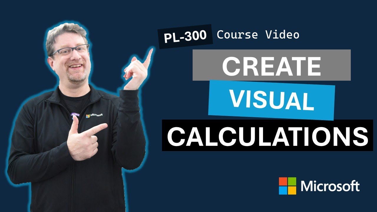 Create visual calculations PL-300
