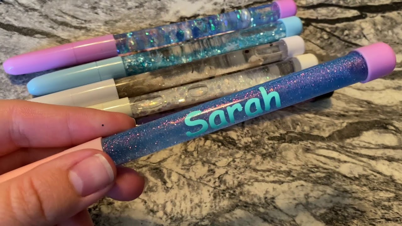 Fillable Glitter Pens From 143 VINYL DIY Tutorial