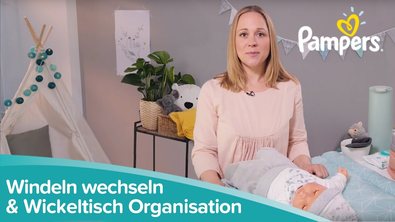 Windeln Wechseln & Wickeltisch Organisation | Pampers Experten Service