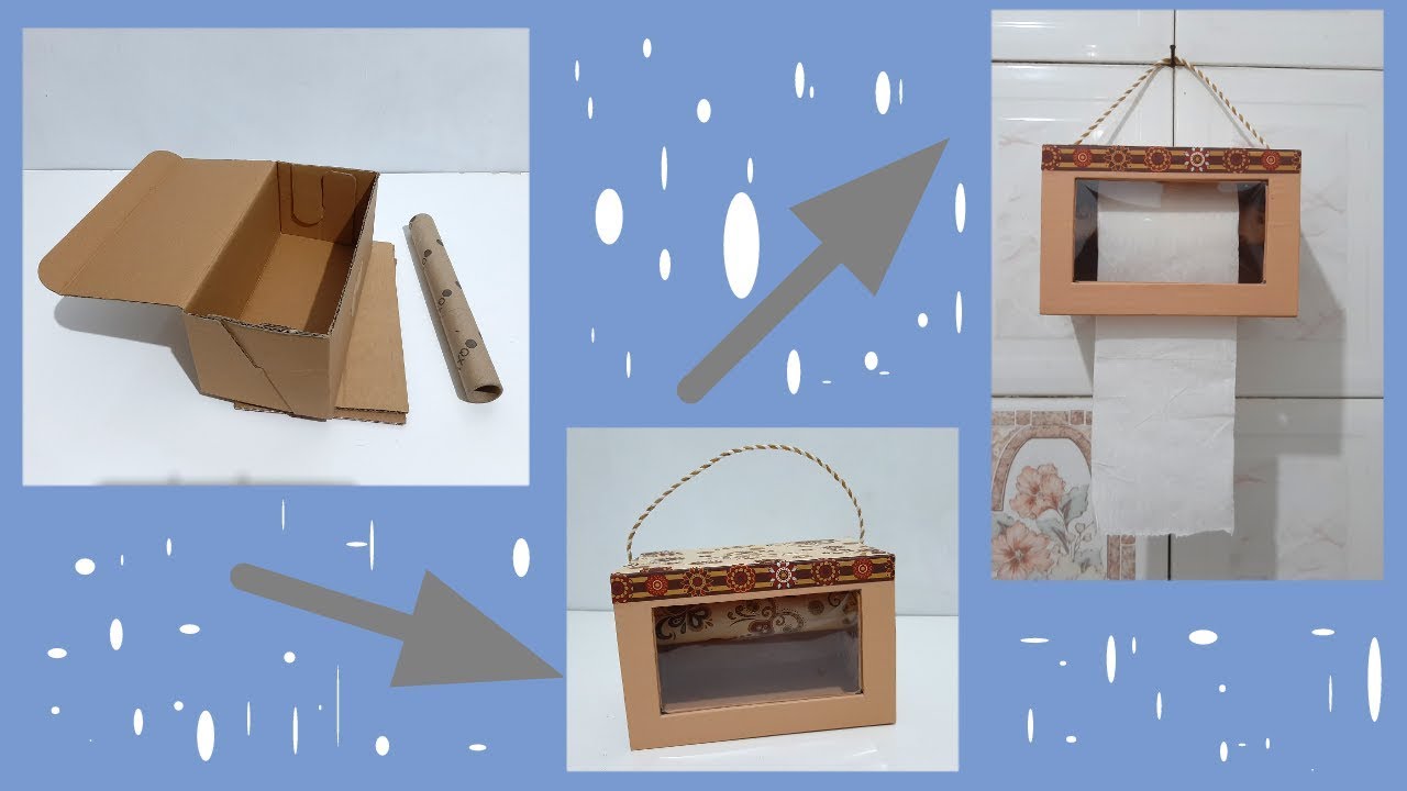 DIY Tissue Holder | How To Use Waste Box
