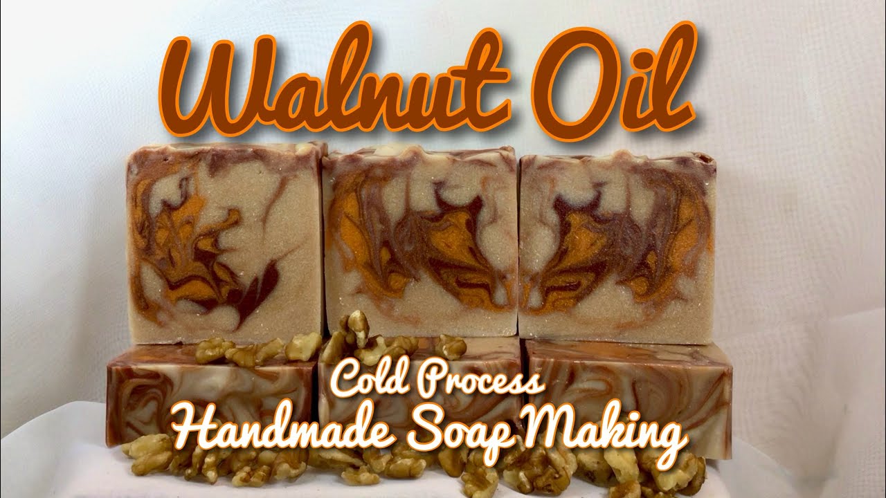 Making cold processed soap w/WALNUT OIL.  It’s amazing for your skin!  #soap #coldpressedsoap 🫧