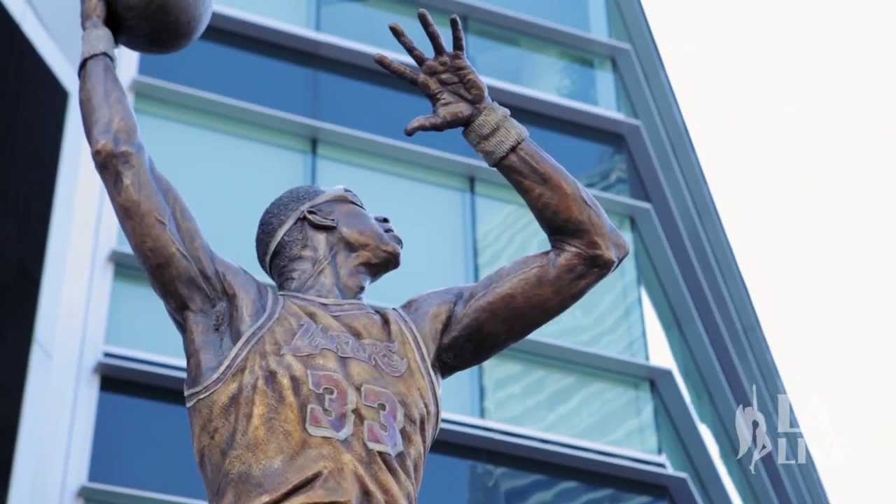 The Story Behind the Star Plaza Statues at STAPLES Center