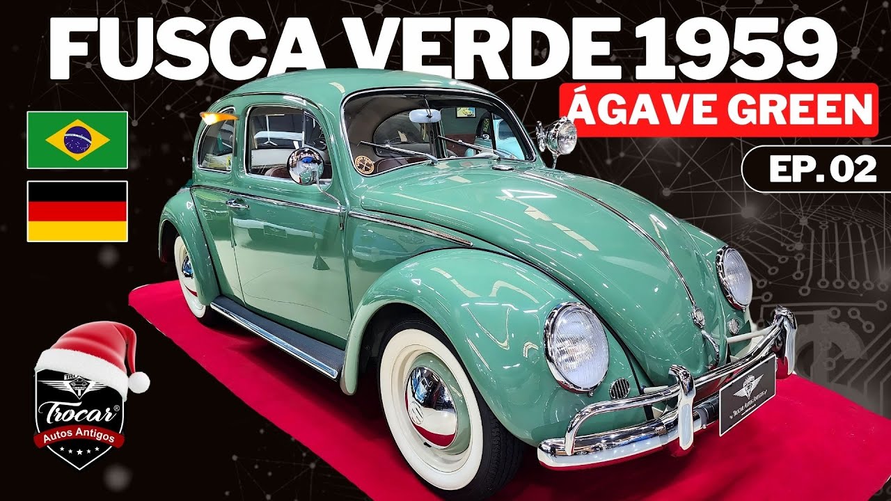 IMPRESSIONANTE! 😱 RARO FUSCA 1959 0 KM de novo! Veja o que o novo dono MELHOROU no projeto!