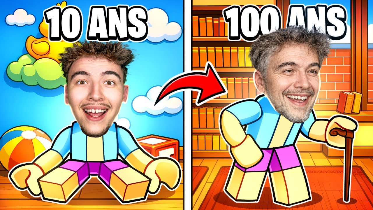 J'ai GRANDI sur ROBLOX...