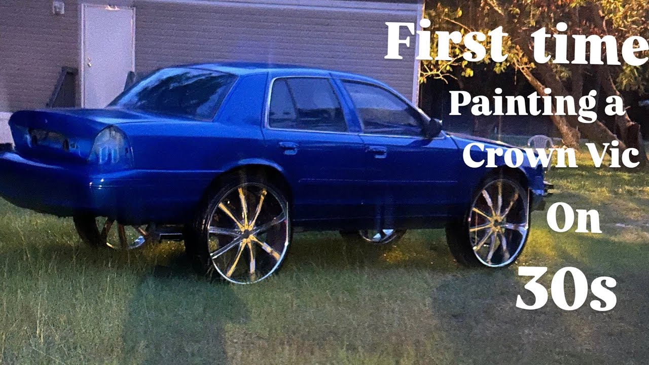 How i painted my crown vic  on 30s for the first time #automobile #car