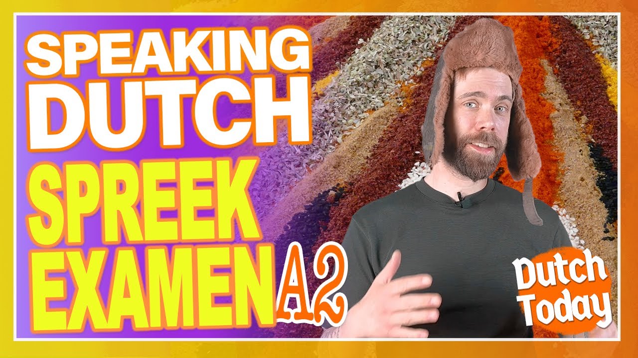 SPREEKEXAMEN inburgeren NT2 // NEDERLANDSE LES DUTCH LESSON // SPEAKING EXAM A2