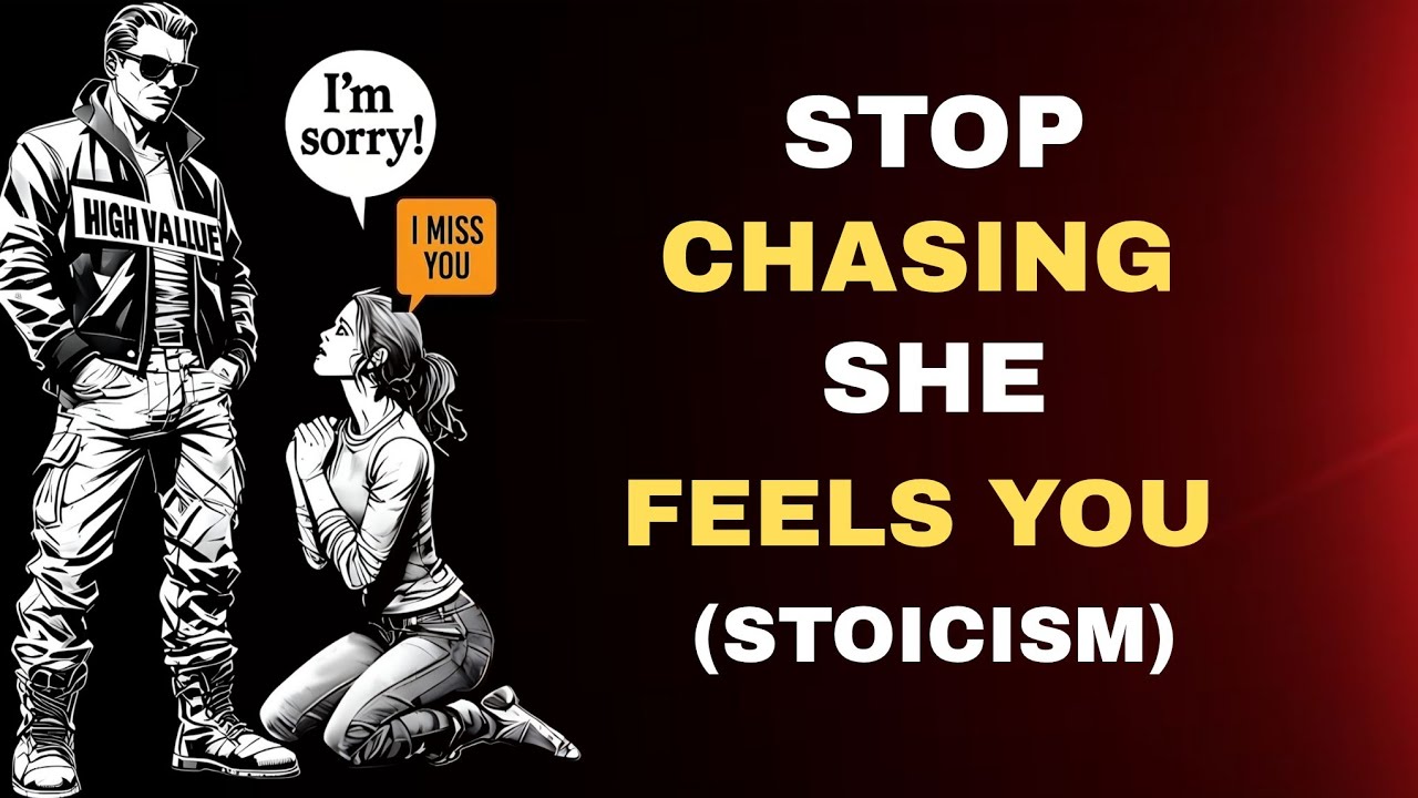 The Moment You Stop Chasing Her, She Feels You Deeply (Stoic Truth)