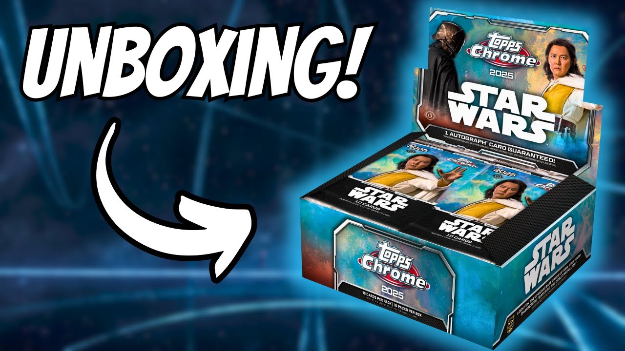 Ripping the NEW Topps Chrome Star Wars 2025 Hobby Box!