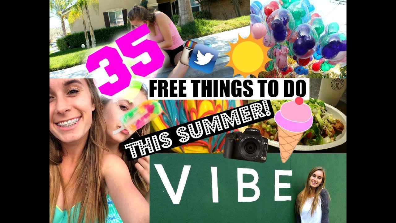 35 FREE THINGS TO DO THIS SUMMER!
