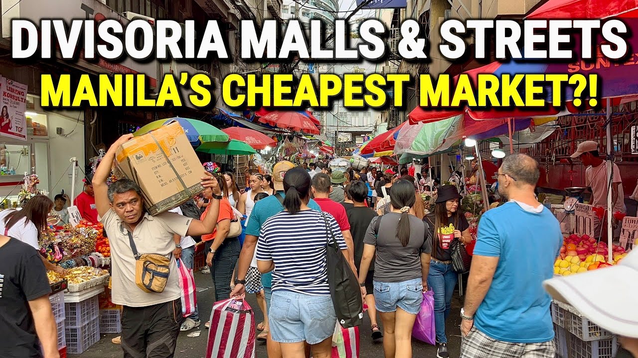 INSIDE MANILA&rsquo;s BIGGEST MARKET DISTRICT! 🇵🇭 Divisoria Mall, 168 Mall & Street Markets | Philippines