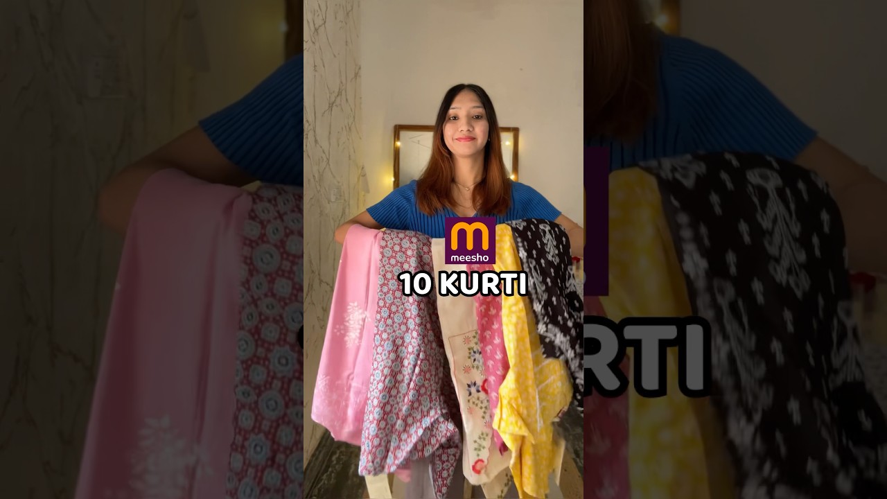 Comment &ldquo; AA&ldquo; for link 🔗🌷 #meesho #meeshohaul #meeshofinds #kurti