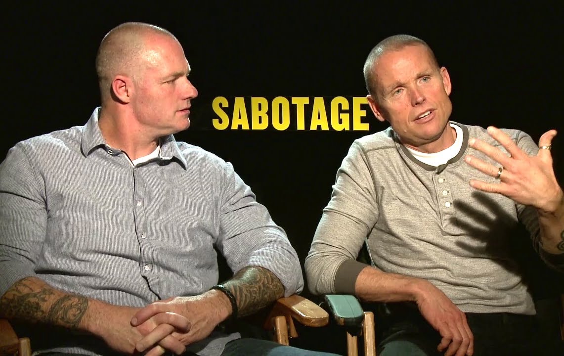 Mark Schlegel & Jaime Fitzsimons Interview - Sabotage (2014) JoBlo.com HD