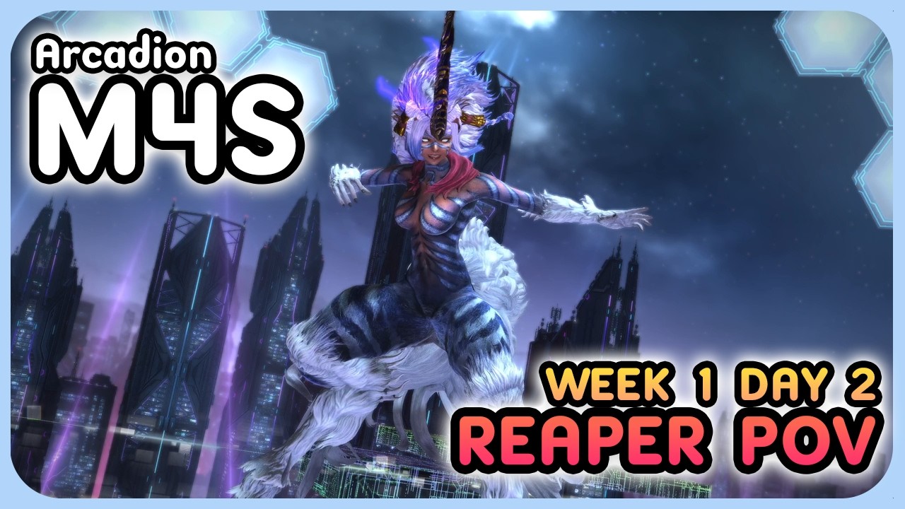 FFXIV Arcadion  M4S AAC Light-heavyweight Tier M4 (Savage) First Clear | Reaper POV | Patch 7.05