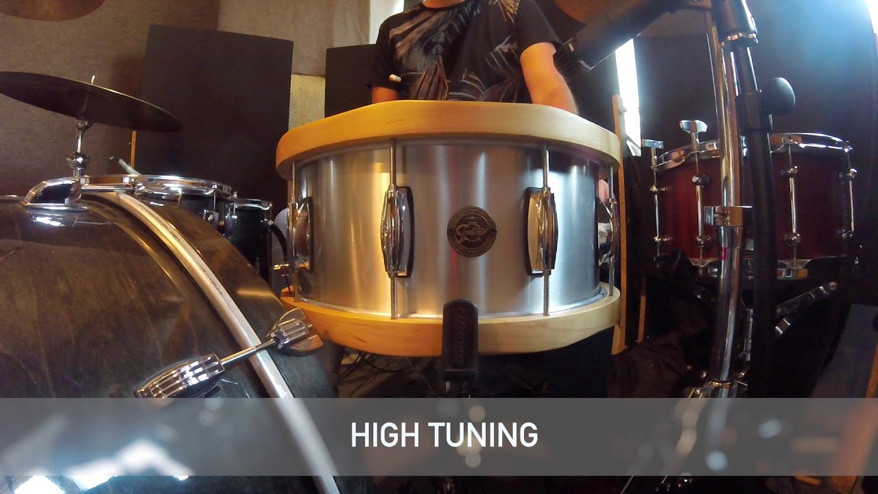 Gretsch Gold Series Aluminium Snare with Wood Hoops 14x6.5