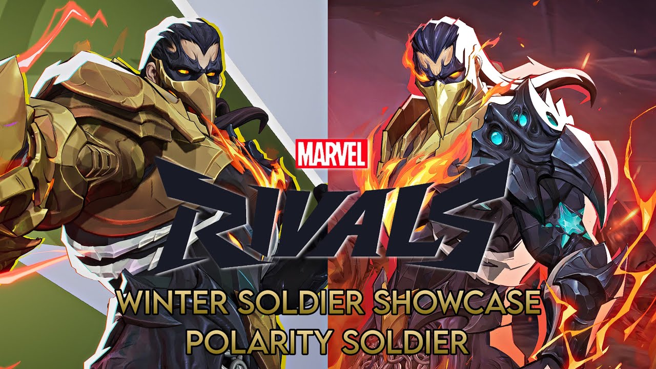 Winter Soldier Polarity Soldier skin showcase (4k) - Marvel Rivals 