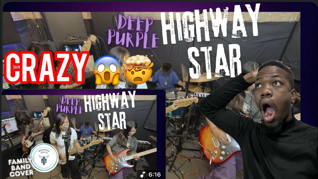 HIGHWAY STAR by Deep Purple Missioned Souls - family band Studio Cover | REACTION 😱