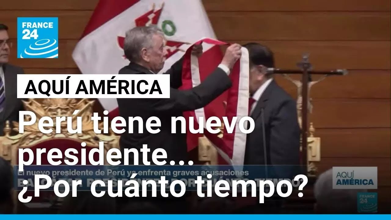 ¿Balcázar durará como presidente de Perú? • FRANCE 24 Español
