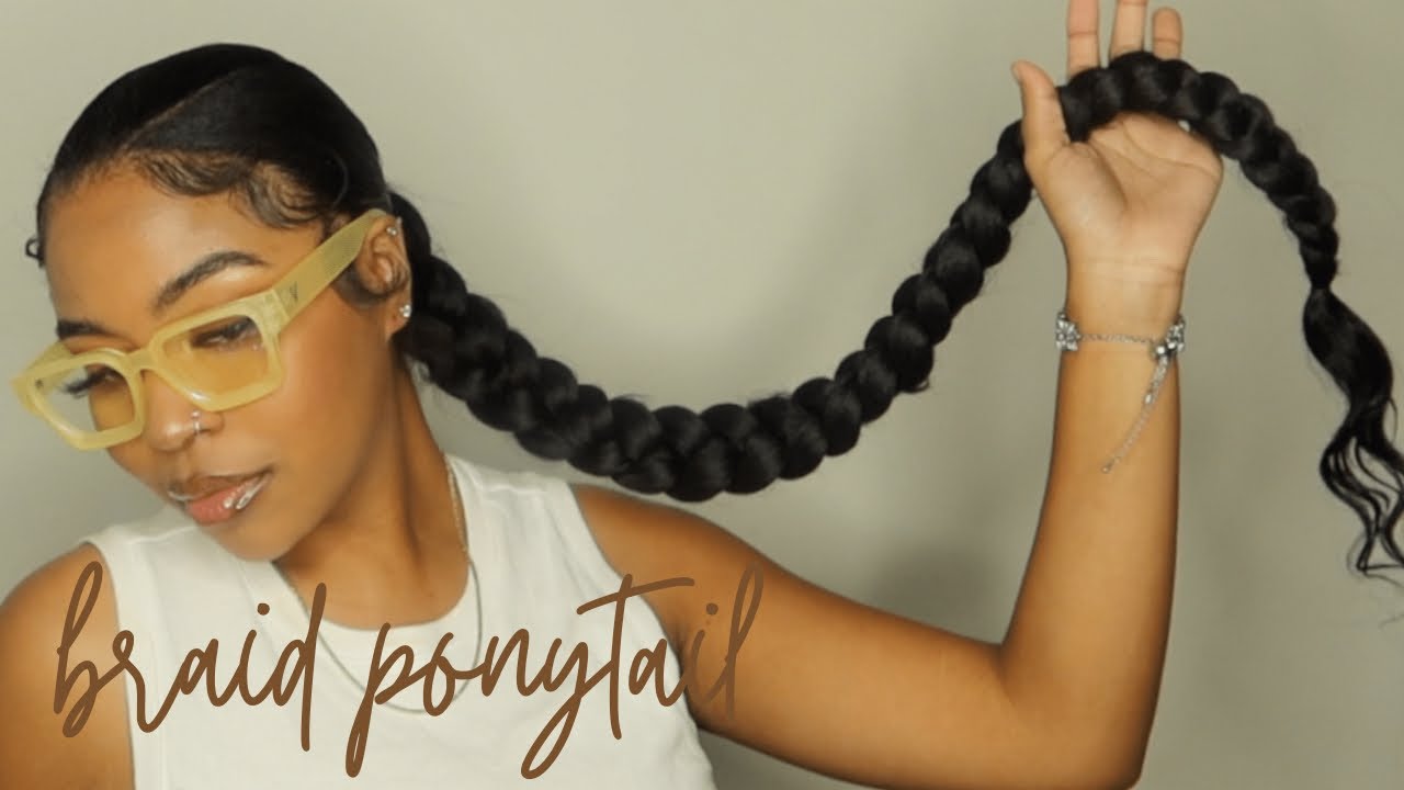 How To: Braided Ponytail V-Part Style *tutorial*