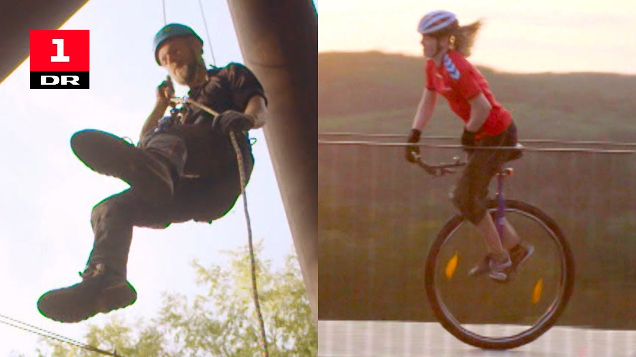 Ethjulet cykelrytter vs. klatrer | Versus | DR1