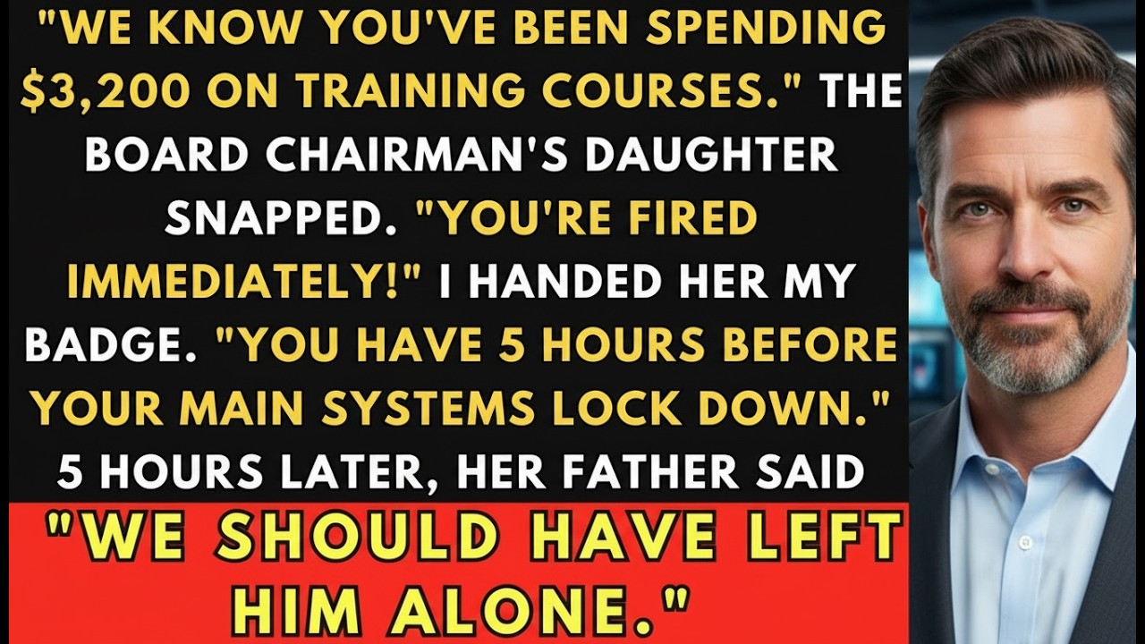 HR Fired Me for $3,200 'Training' – I Cost Them $2 Million in 5 Hours