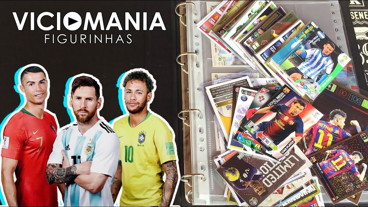 NOVA COLE&Ccedil;&Atilde;O DO VICIOMANIA - NEYMAR, CRISTIANO RONALDO, MESSI, MBAPP&Eacute;, LEWANDOWSKI E outros