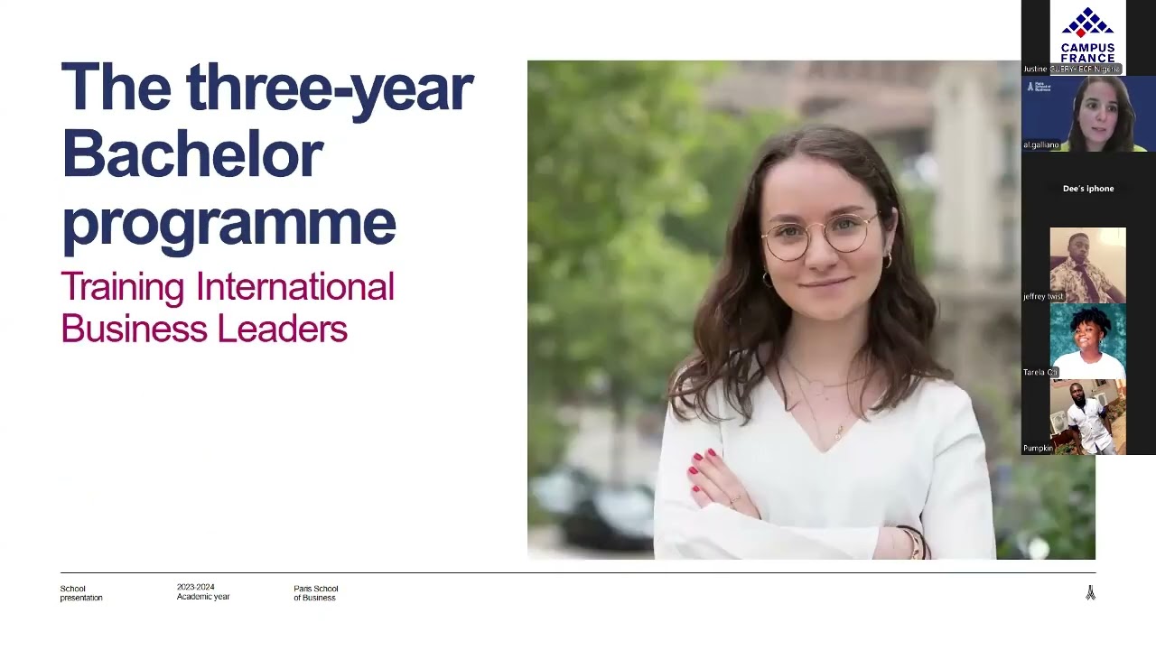 Webinar - Paris School of Business