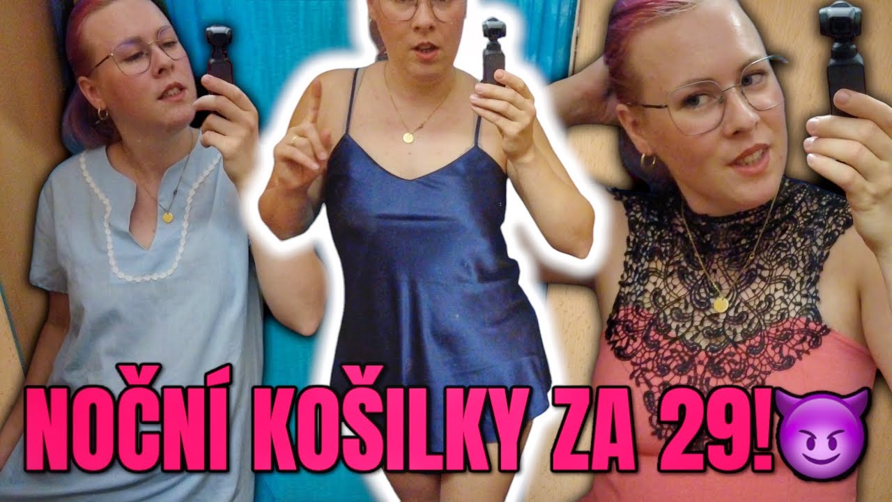 ZKOUŠÍM NOČNÍ KOŠILKY😇KUS ZA 29Kč V HRABÁRNĚ BELLITEX HODONÍN!