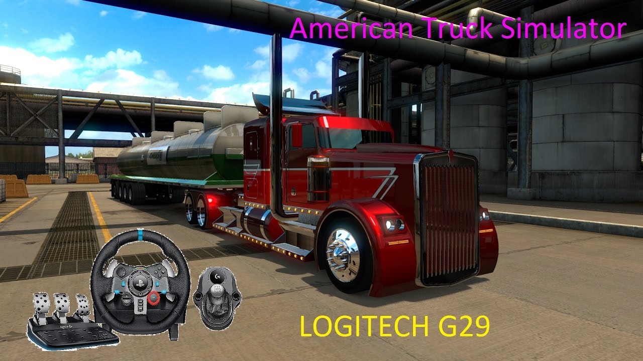 ATS - The Phantom & Logitech G29 Wheelcam [Video]