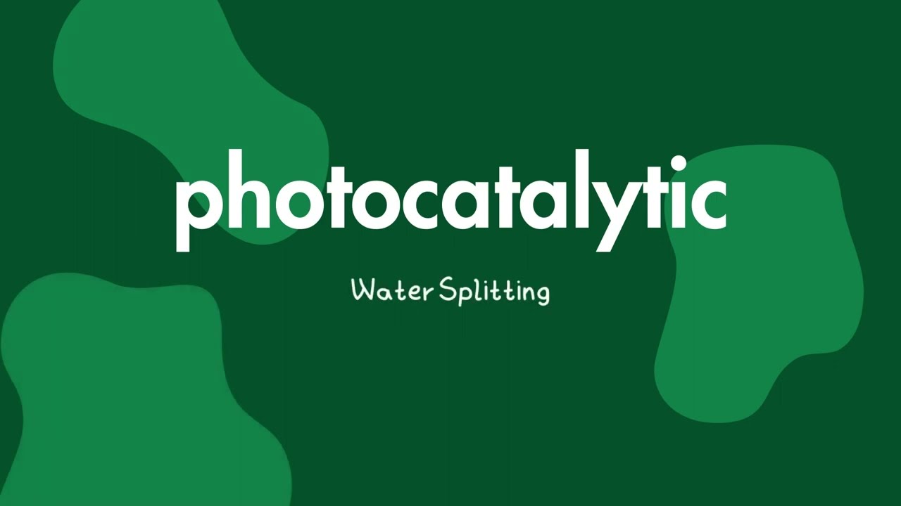 Photocatalytic water splitting