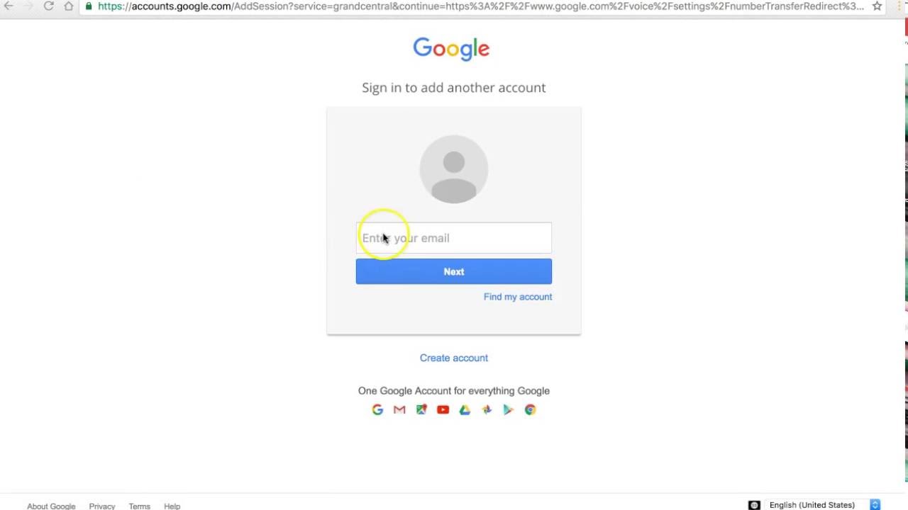 Transferring a Google Voice Number