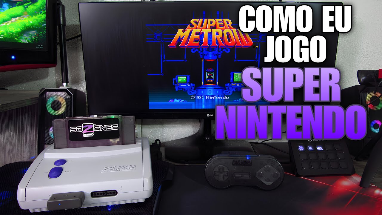 Mostrando como jogo meu Super Nintendo em 2025