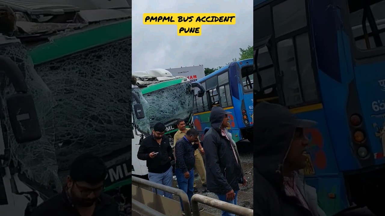 PMPML Bus accident #pune