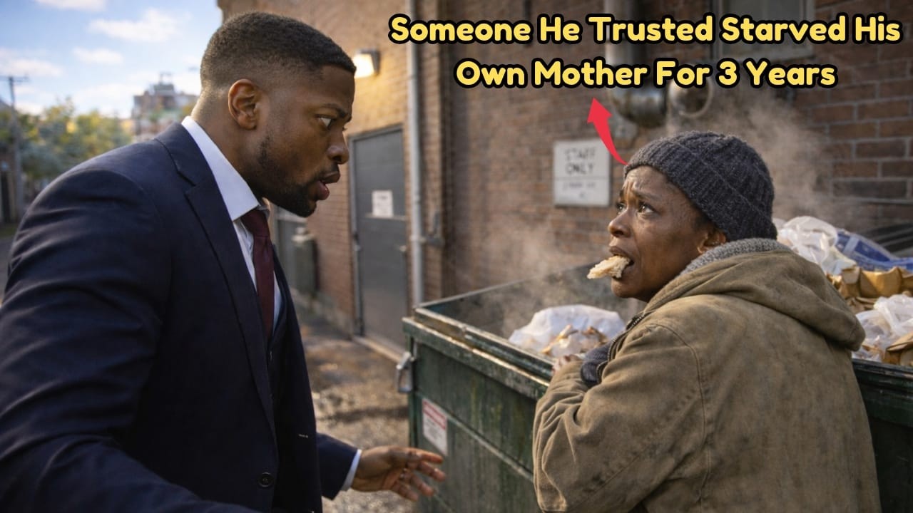He Saw His 79-Year-Old Mother Digging Through A Restaurant Dumpster In The Cold… He Froze.