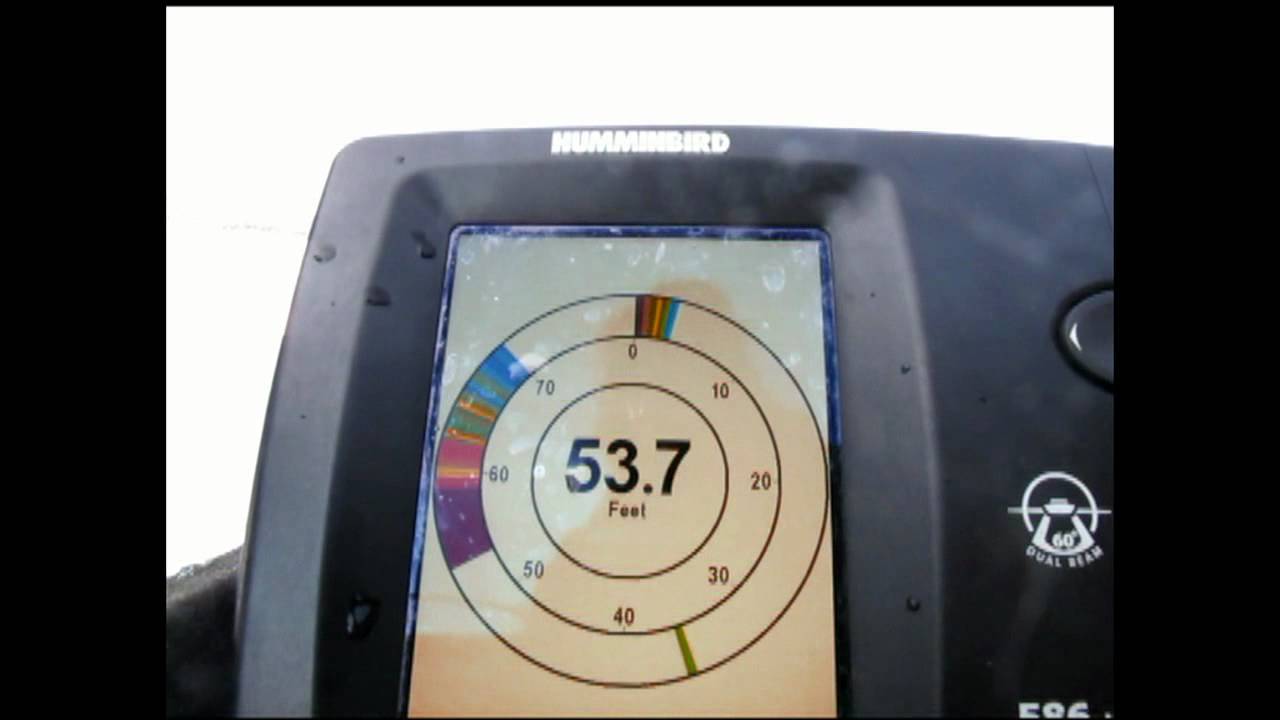 Reading a flasher or ice fishing sonar