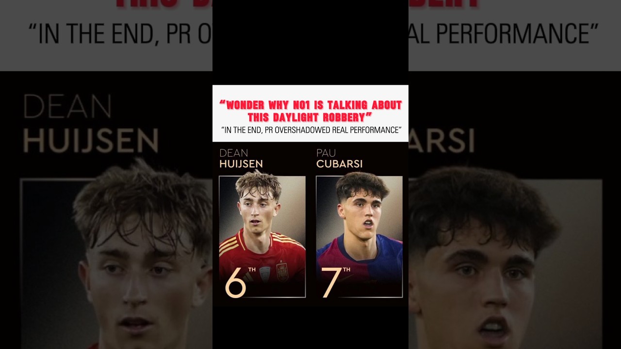 Btw one is trophyless 🤡 | CUBARSI #cubarsi #deanhuijsen #goldenboy #barcelona #viral #trendingnow