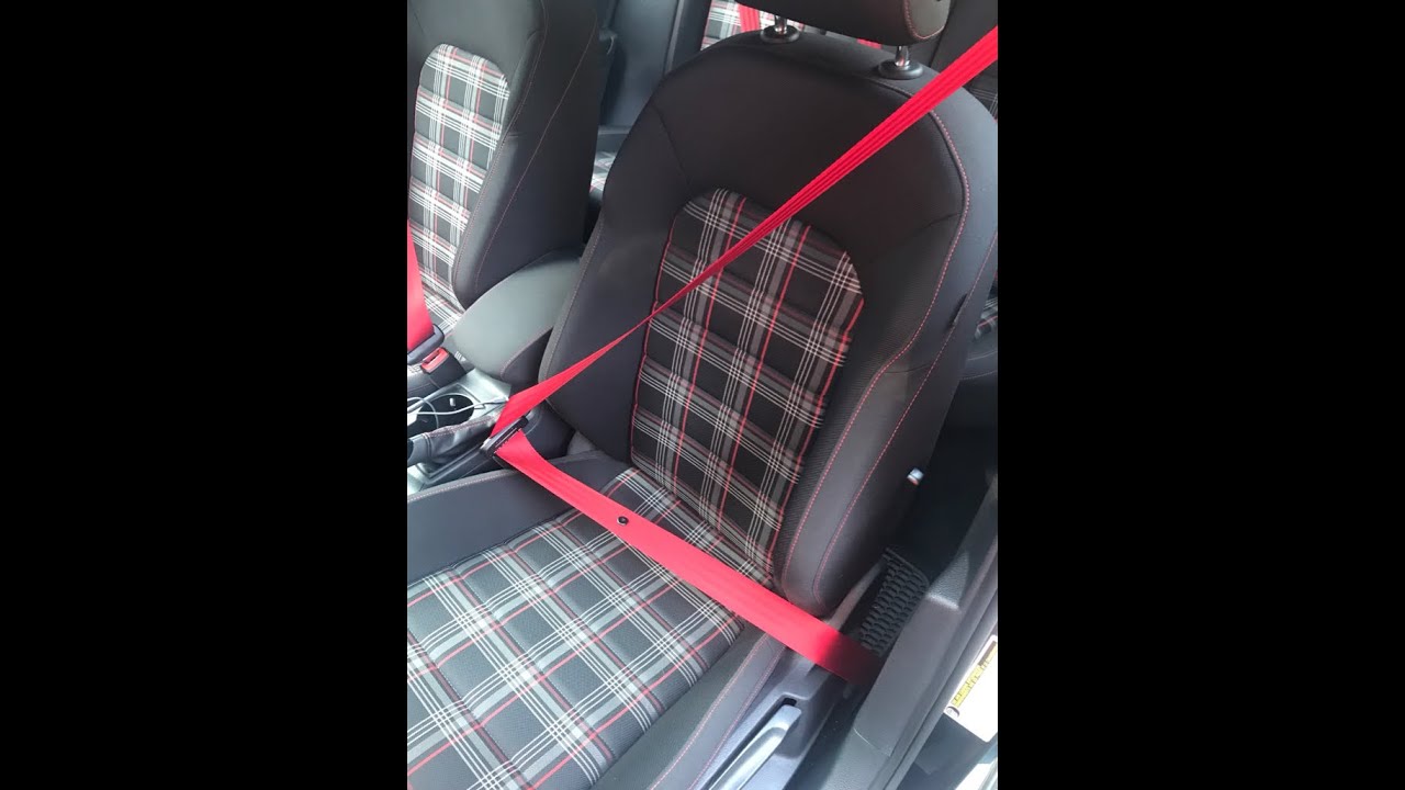 VW GTI Mk6 seat belt color exchange