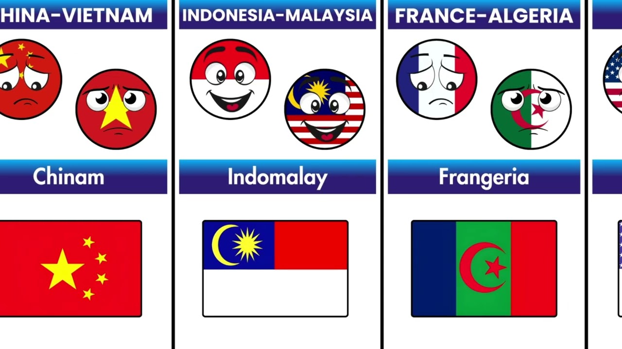 When Some Enemy and Friend Countries Unite (Shocking!) 🤝⚔️ | World Data Statix 🌍