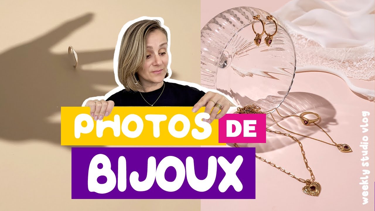 Photographie de Bijoux Or et Argent  - Studio Vlog Photographe de Produits #0008