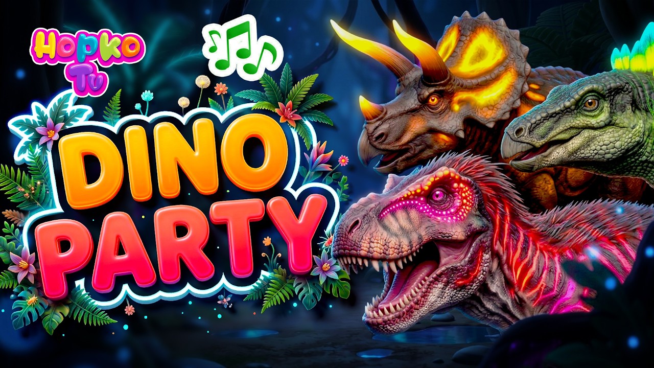 Dino Party | @HopkoTV Pesničky pre detičky SK