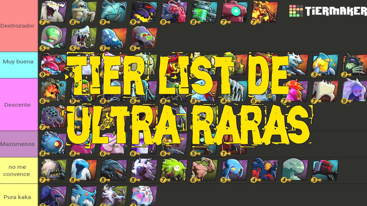 Tier list de Ultra raras #phobies #phobiesgame #phobia 