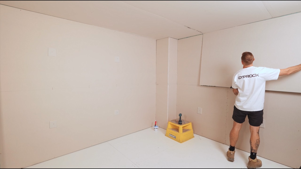 How to Install Gyprock Plasterboard - DIY Video Series - Video 1