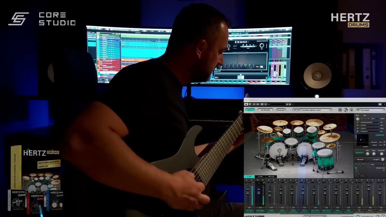 Hertz Drums Demo - Free Hybrid Preset Download (Ready To Mix)