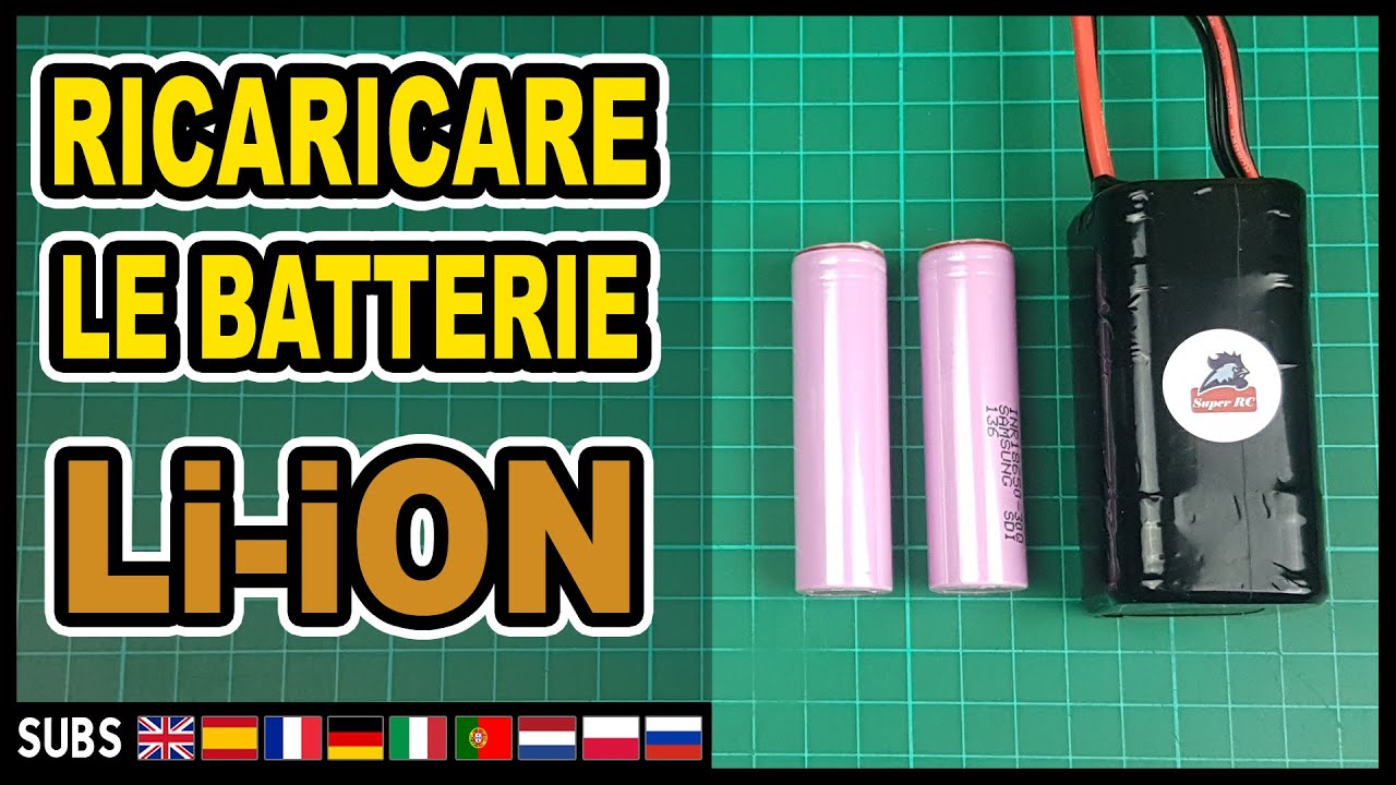 Come Caricare i PACK di batterie Li-Ion (2S, 4S, 6S ecc..)