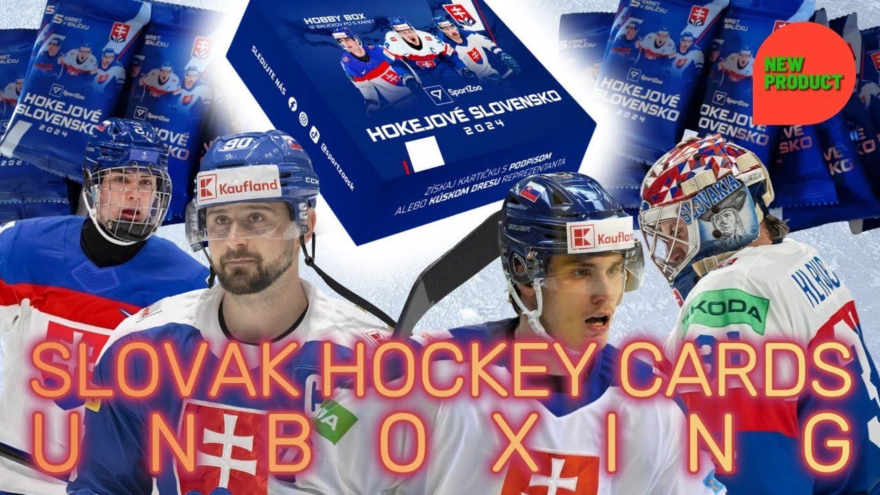 🇸🇰NEW CARDS🇸🇰 Hokejové Slovensko 2024 Hockey cards Hobby Box UNBOXING SportZOO (Cyborg Ninja Gaming)