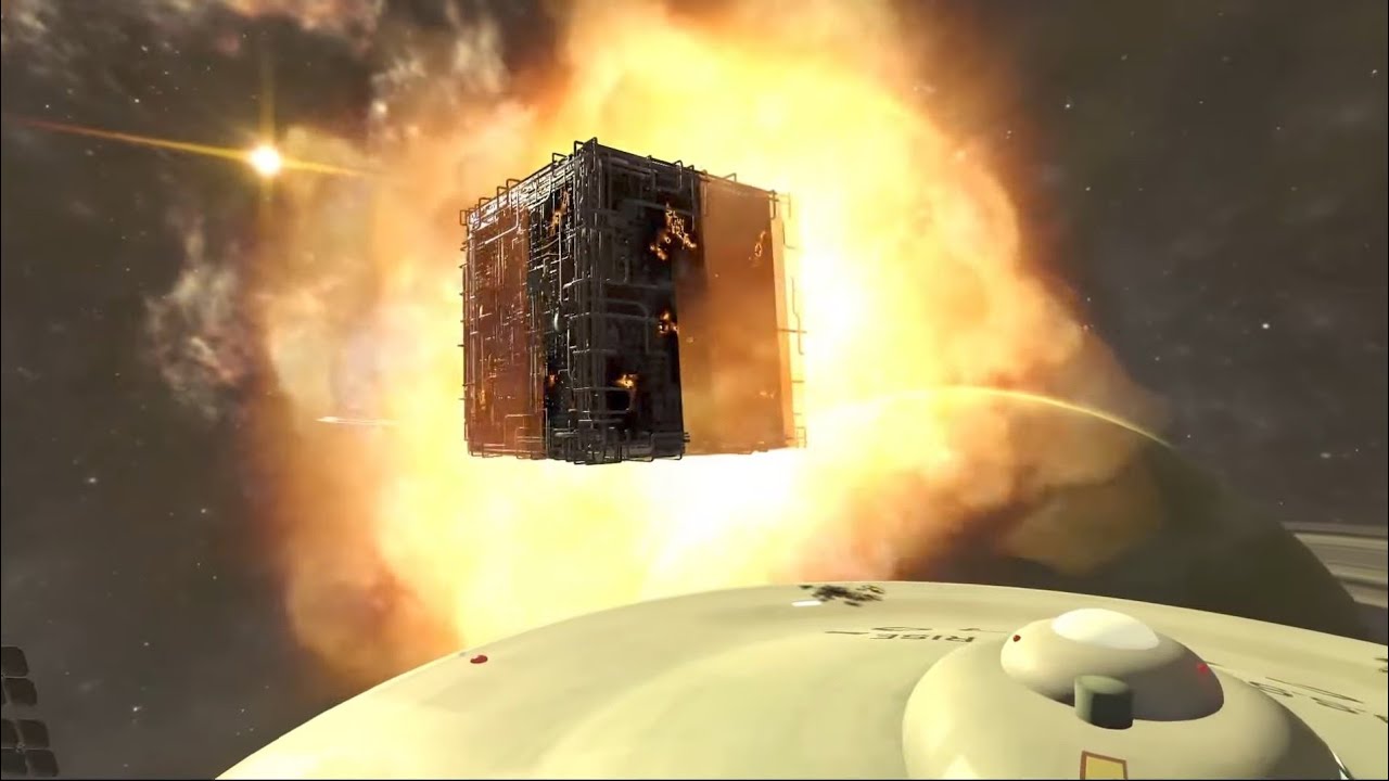 BORG Cube Destroyed - OG USS Enterprise NCC 1701 - Solo Mission! Star Trek: Bridge Crew - Red Squad
