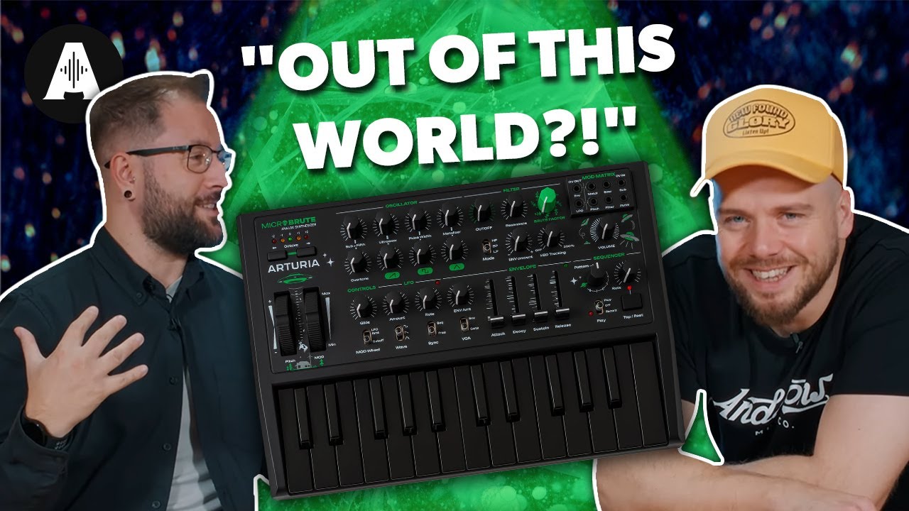 Полумодульный аналоговый синтезатор Arturia MicroBrute UFO — это что-то неземное?!